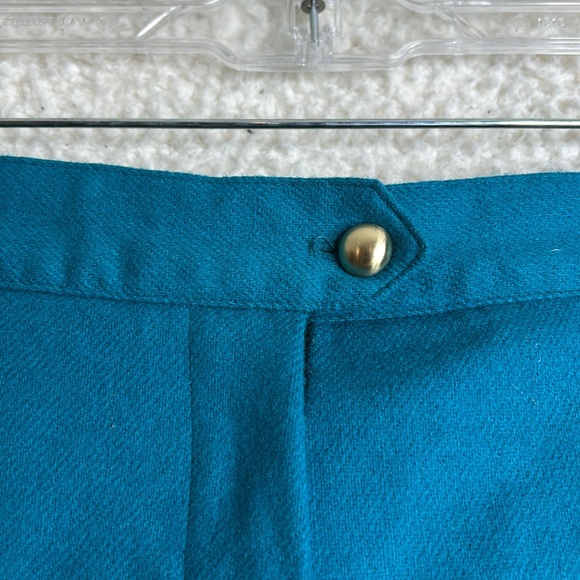 Vintage Potomac Collection Womens Blue Wool Elastic Waist Pants Size 16 - Picture 2 of 9